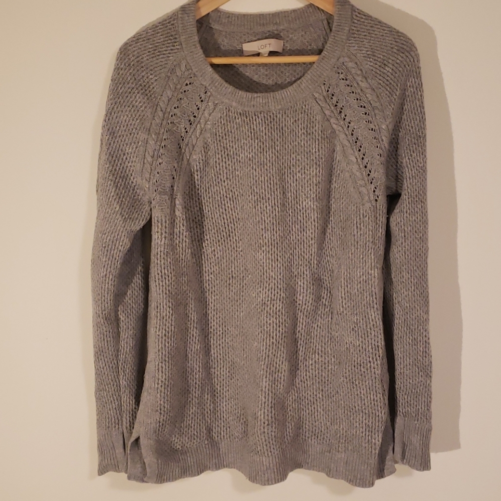 Gray sweater
